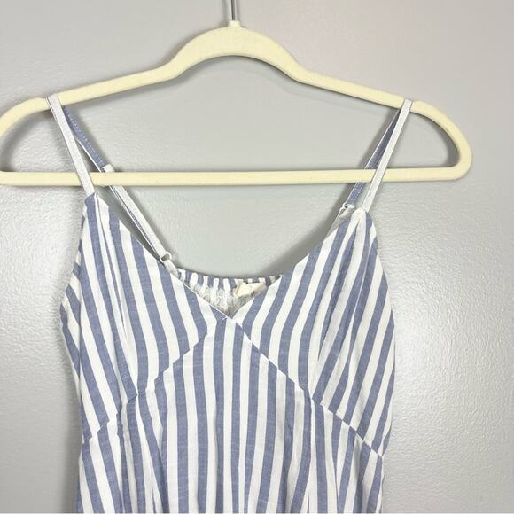 Sim & Sam Mini Summer Dress Blue and White Stripes Women’s size S\ - Picture 2 of 12